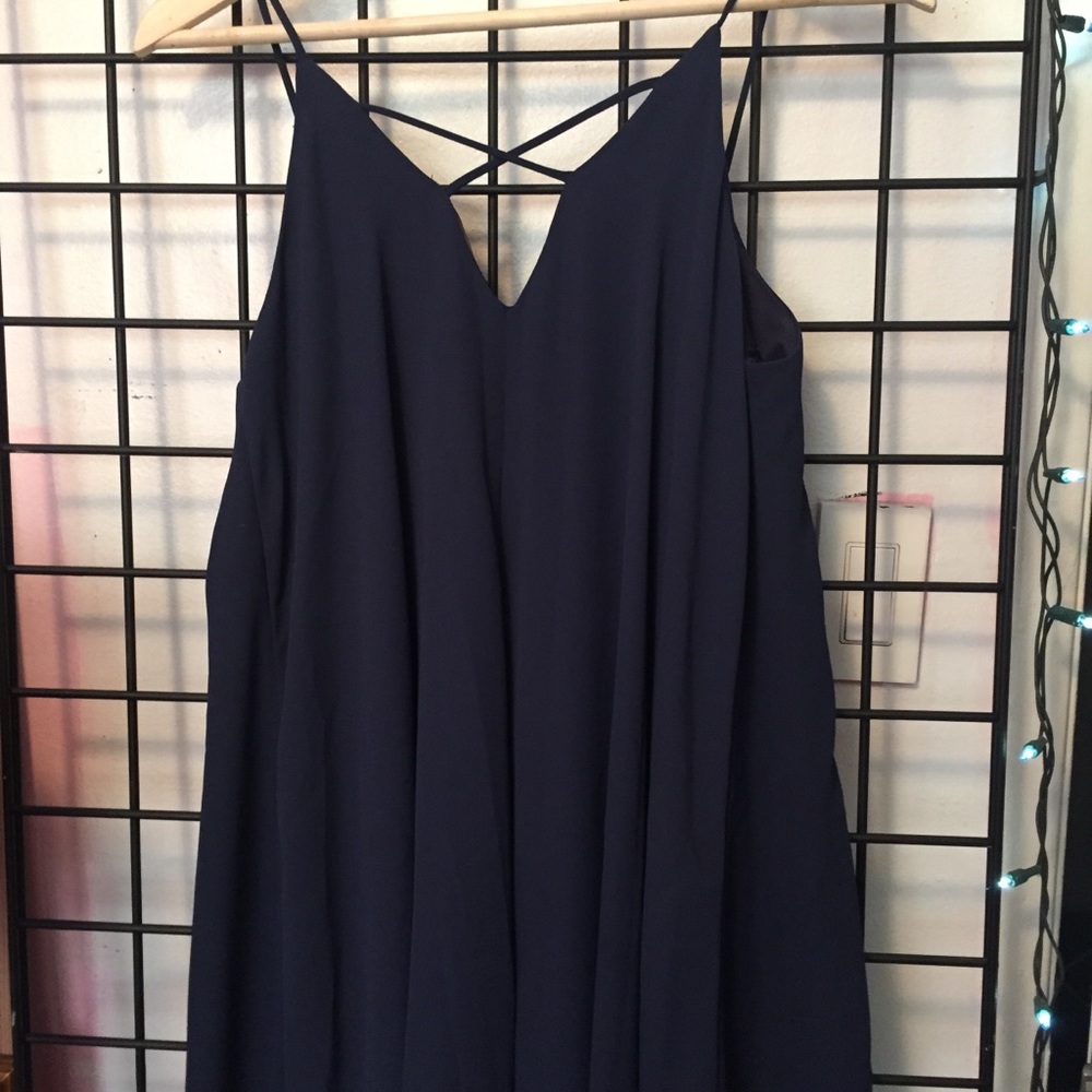 foreign exchange strappy dress